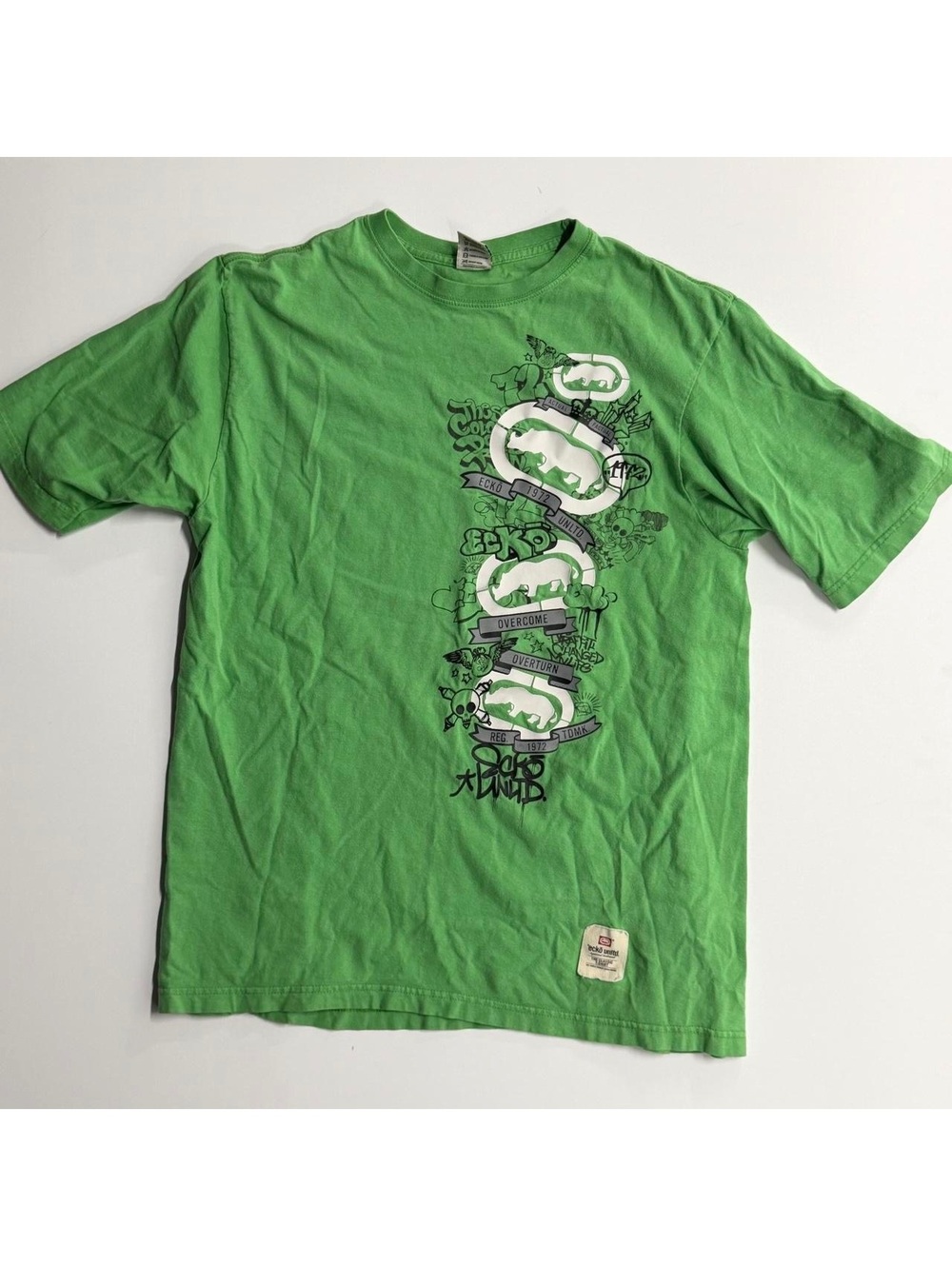 Ecko Unltd. Green Graphic Short Sleeve T-Shirt XL